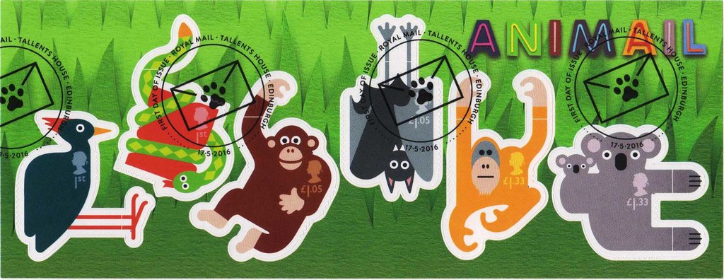 Animail self adhesive minisheet