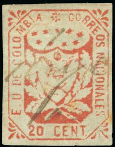 Stamp, Coats of Arms, Colombia,  , Coats of Arms