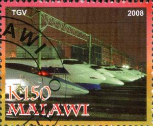 Stamp, Tgv, Cinderellas,  , Locomotives