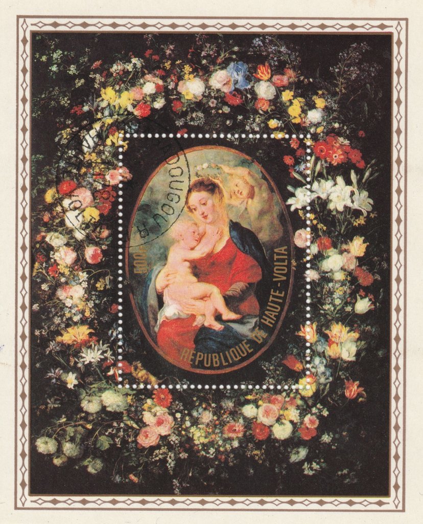 Madonna and child by Brueghel The Elder and Rubens