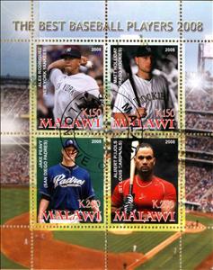 Mini Sheet, The Best Baseball Players 2008, Cinderellas,  , People, Sports