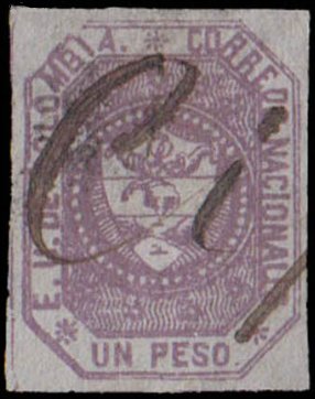 Stamp, Coats of Arms, Colombia,  , Coats of Arms