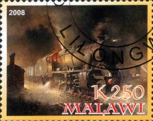 Stamp, Locomotive, Cinderellas,  , Locomotives, Railways, Steam Traction, Transport