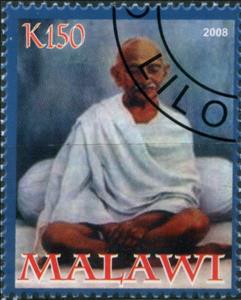 Stamp, Gandhi - 60th Anniversary of death, Cinderellas,  , Famous People, Heads of State