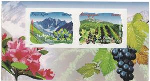 Booklet Pane, Plants of the South, France,  , Flowers, Fruits, Plants (Flora)