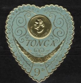 Stamp, Heart, Tonga,  , Hearts