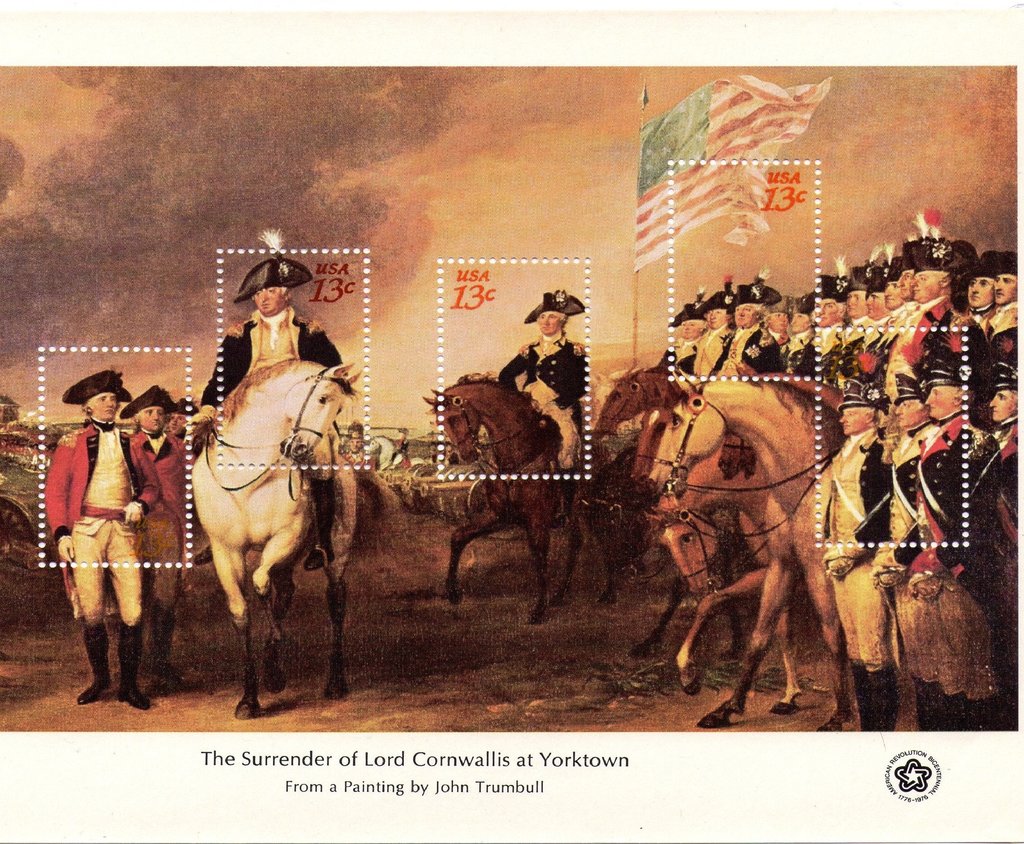 Surrender of Cornwallis at Yorktown, by John Trumbull