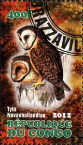 Stamp, Tyto Novaehollandiae, Cinderellas,  , Animals (Fauna), Birds, Owls