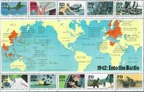 World War II Events of 1942 Souvenir Sheet