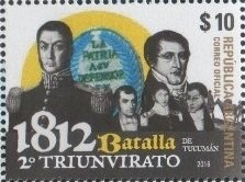 Battle of Tucumán and Members of the Second Triumvirate