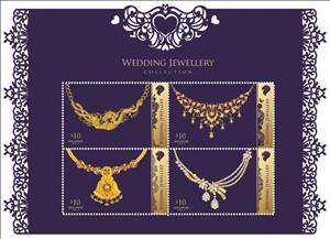 Souvenir Sheet, Wedding Jewelry, Singapore,  , Jewelery