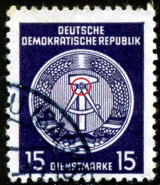 Official Stamps for Administration Post B (V)