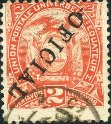Overprinted 'OFICIAL'
