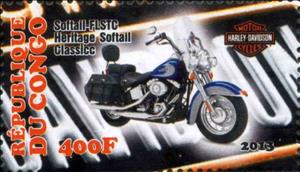 Stamp, Softail-FLSTC Heritage Softail Classicc, Cinderellas,  , Motor Scooters
