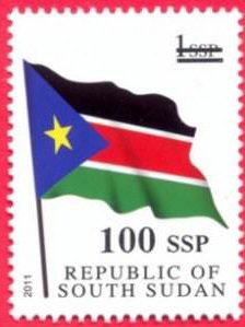2017 Surcharges on 2011 Flag Stamp