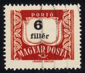 Stamp, Postage due, Hungary,  