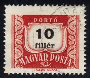 Stamp, Postage due, Hungary,  