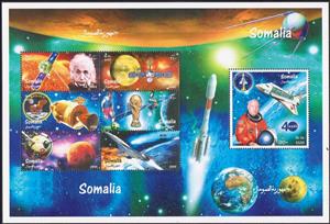 Mini Sheet, Evolution Of Satellites And Space Travel, Cinderellas,  , Outer Space, Satellites, Space Traveling, Spacecrafts