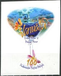 Stamp, Tourism Promotion : Cocktails, Vanuatu,  , Food, Tourism