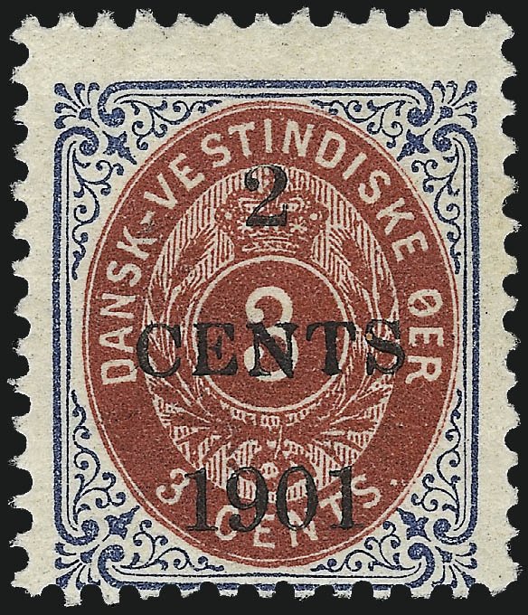 Numeral type surcharged