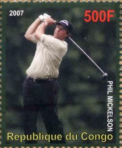Stamp, Phil Mickelson, Cinderellas,  , Golf, People, Sports