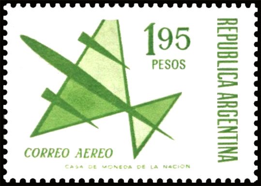 Air Mail - Stylized aircraft