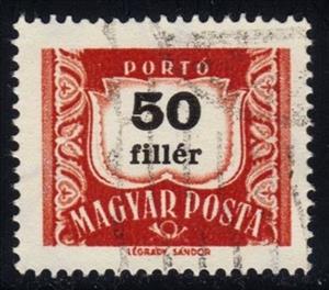Stamp, Postage due, Hungary,  