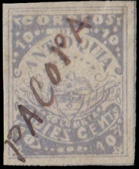 Stamp, Coats of Arms, Colombia,  , Coats of Arms