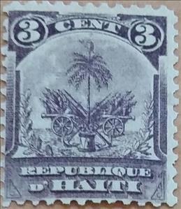 Stamp, Coat of Arms, Haiti,  