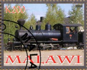 Stamp, Locomotive, Cinderellas,  , Locomotives, Railways, Steam Traction