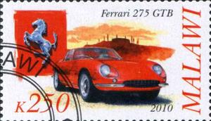 Stamp, Ferrari 275 GTB, Cinderellas,  , Cars