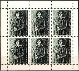 Mini Sheet, Nicolaus Copernicus, Cinderellas,  , Astronomers, Famous People, Men