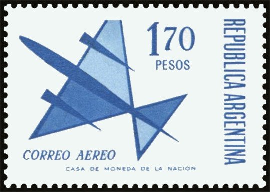 Air Mail - Stylized aircraft