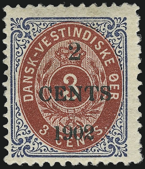 Numeral type surcharged