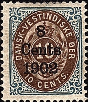 Numeral type surcharged