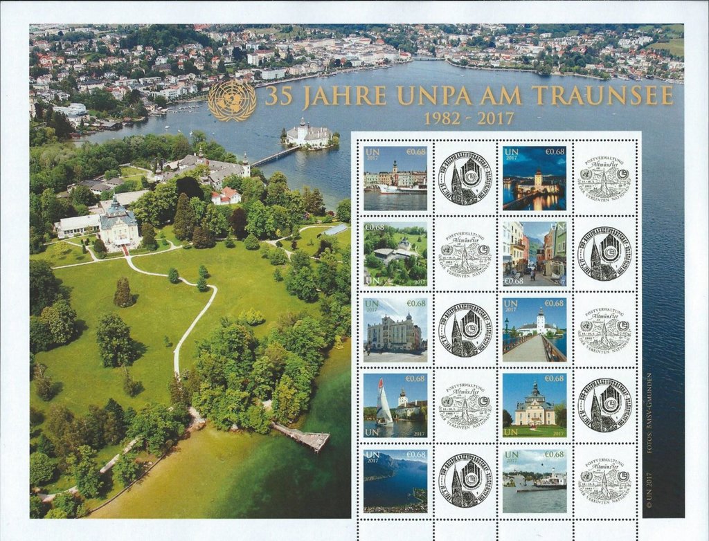 35th Anniversary of UN Vienna Postal Center, Traunsee