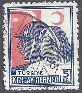 Stamp, Representations from the wounded care, Turkey,  , Red Cross and Red Crescent