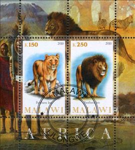 Mini Sheet, Panthera Leo, Cinderellas,  , Animals (Fauna), Лев