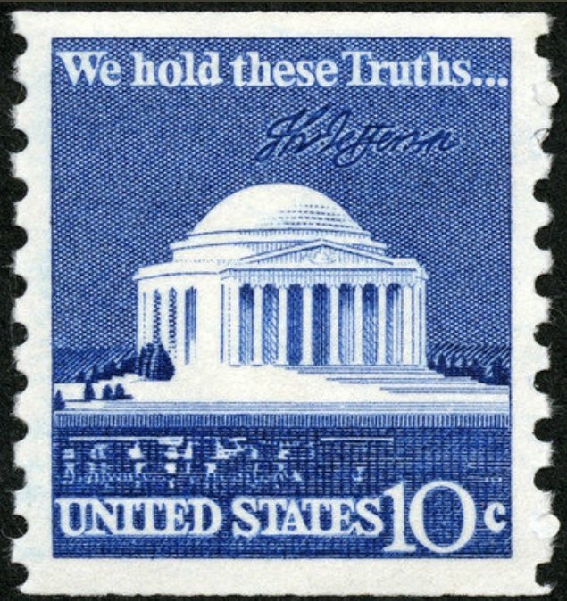Jefferson Memorial and Signature