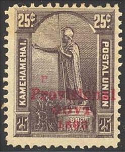 Stamp, Statue of King Kamehameha I, Hawaii,  