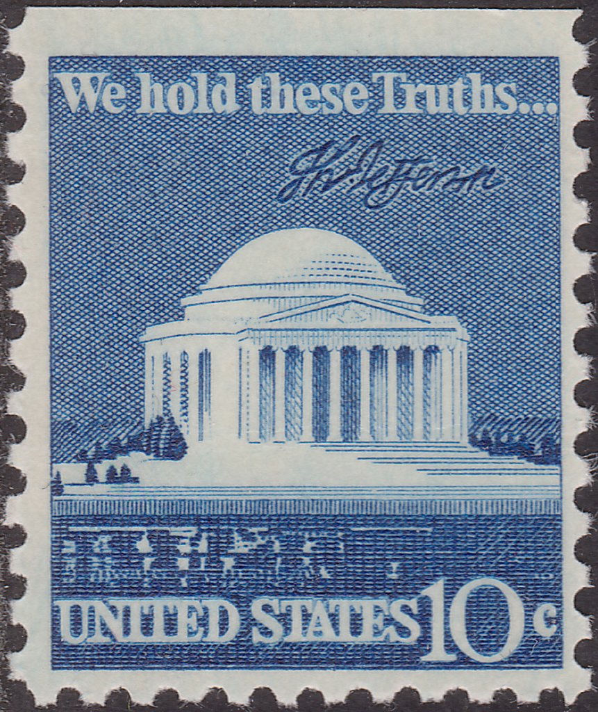 Jefferson Memorial and Signature