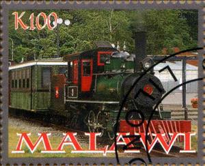 Stamp, Locomotive, Cinderellas,  , Locomotives, Railways, Steam Traction