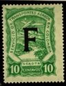 Stamp, Seaplane over Magdalena River "F", Colombia,  , Aircraft, Landscapes, Rivers, Volcanos