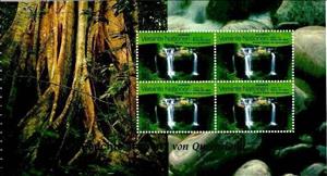 Booklet Pane, Wet Tropics of Queensland, Australia (World Heritage 1988), UNO Vienna,  , UNESCO World Heritage Sites