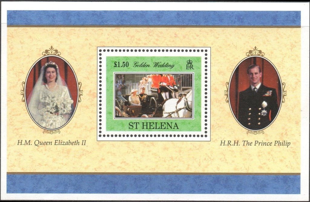Queen Elizabeth II and Prince Philip, 50th Wedding Anniv.