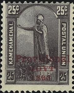Stamp, Statue of King Kamehameha I, Hawaii,  
