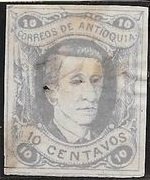 Stamp, Pedro Justo Berrio, Colombia,  , Famous People, Lawyers, Men, Politicians