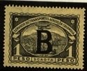 Stamp, Seaplane over Bogotá Cathedral "B", Colombia,  , Aircraft, Churches - Cathedrals - Basilicas - Chapels, Letters (Alphabet)