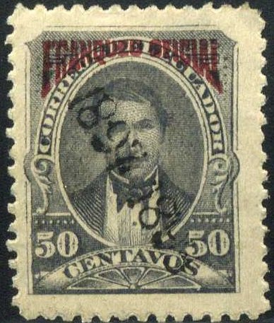 Officials overprinted 1897 1898