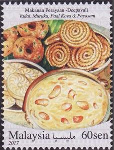 Stamp, Cuisines Of Malaysia - Indian, Malaysia,  , Food, Gastronomy